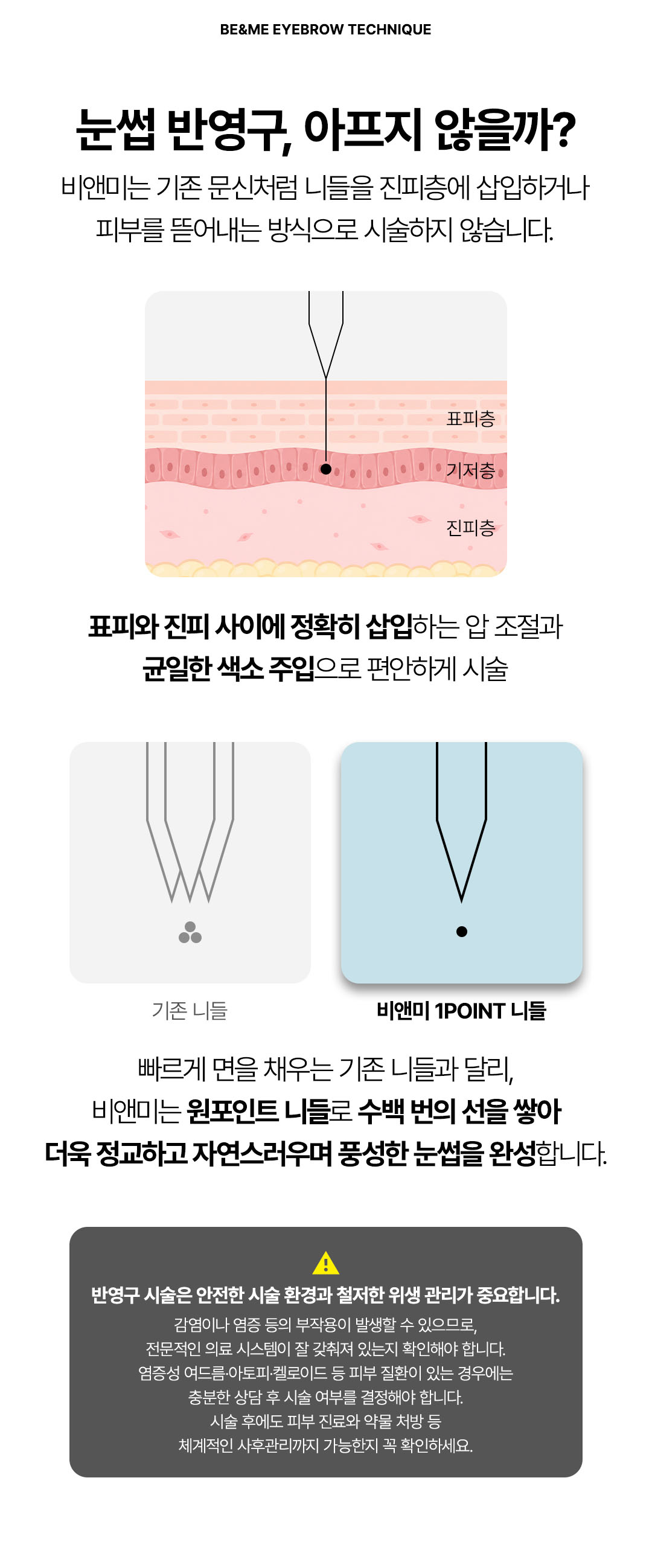 얼굴형에 어울리는 남자눈썹디자인 맞춤 남자눈썹반영구 비앤미의원