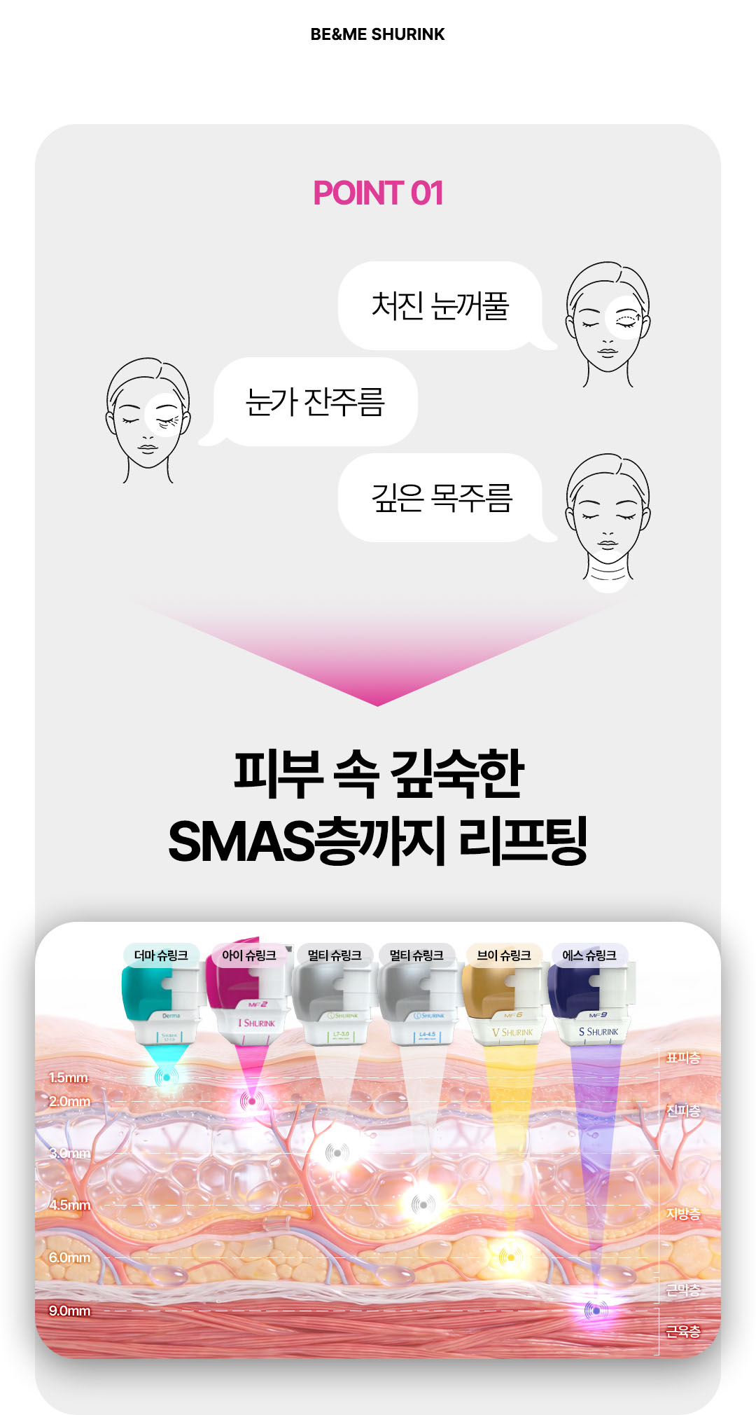압구정피부과 피부속 깊은 탄력과 잔주름 정돈을 돕는 압구정 비앤미 슈링크 효과