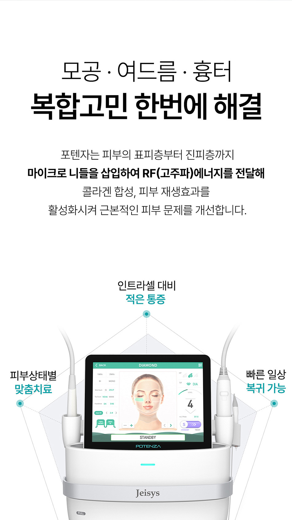 모공 축소 및 여드름 흉터 개선 포텐자 압구정 배인미 의원