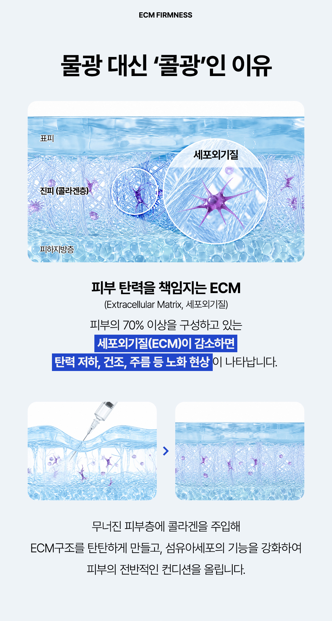 압구정역 피부 탄력 스킨부스터 콜라인 잘하는곳 비앤미 피부과