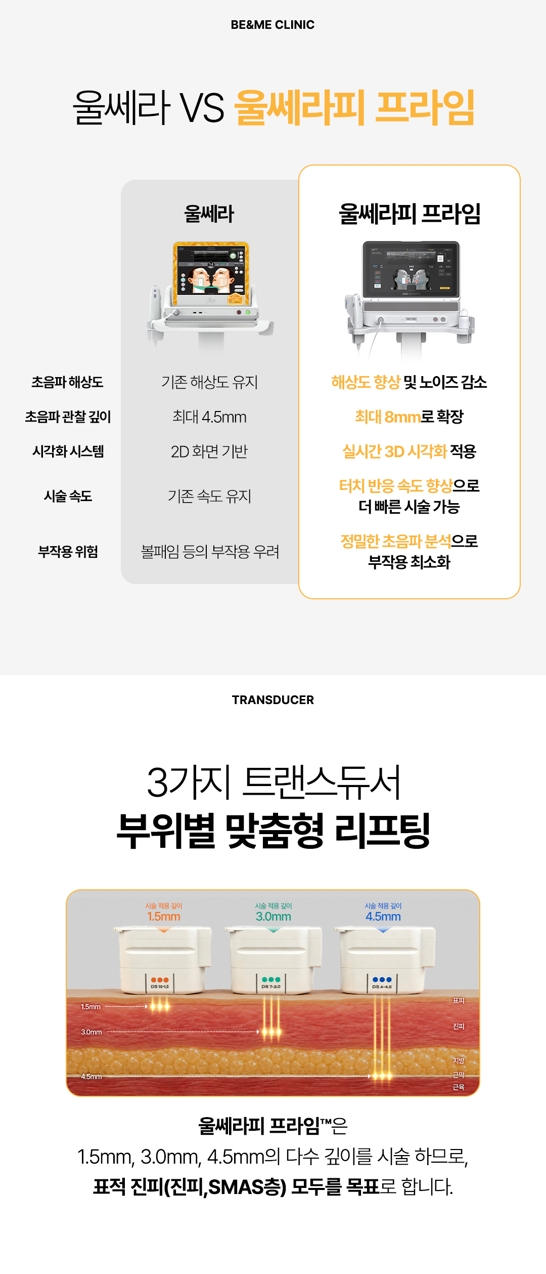 압구정 비앤미 울쎄라피 프라임 정품 초음파 리프팅, 압구정 비앤미 울쎄라피 프라임 DeepSEE 실시간 피부 시각화, 압구정 비앤미 울쎄라피 프라임 이중턱 턱선 리프팅, 압구정 비앤미 울쎄라피 프라임 볼처짐 탄력 리프팅, 압구정 비앤미 울쎄라피 프라임 NFC 정품 인증